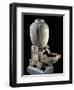 Jar and Jar Holder, White Marble. Fatimid Period, 11th-12th Century-null-Framed Giclee Print