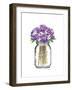 Jar Double Hydrangea-Amanda Greenwood-Framed Art Print