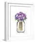 Jar Double Hydrangea-Amanda Greenwood-Framed Art Print