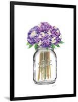 Jar Double Hydrangea-Amanda Greenwood-Framed Art Print