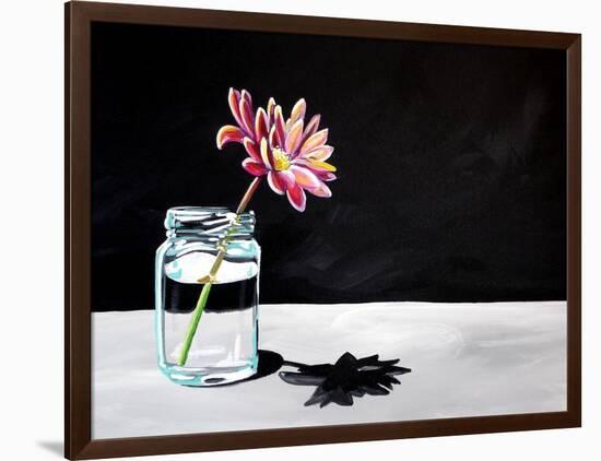 Jar & Flower-Cindy Thornton-Framed Art Print