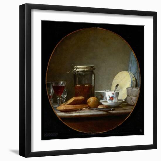 Jar of Apricots. 1758-Jean-Baptiste Simeon Chardin-Framed Giclee Print