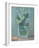 Jar of Lilies of the Valley-Marnie Bourque-Framed Giclee Print