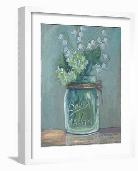 Jar of Lilies of the Valley-Marnie Bourque-Framed Giclee Print