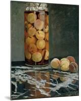 Jar of Peaches, 1866-Claude Monet-Mounted Premium Giclee Print