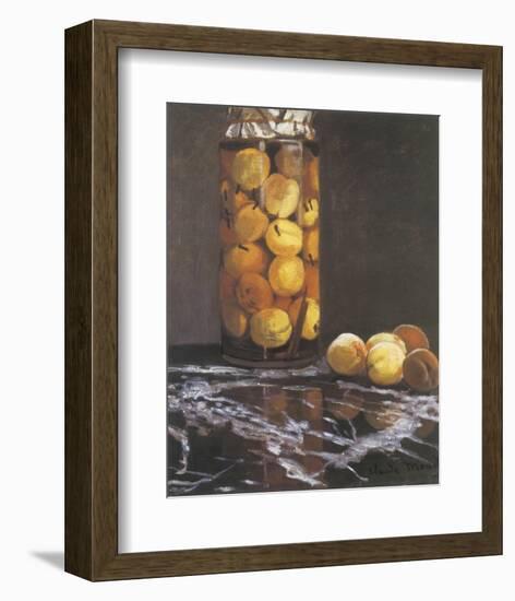 Jar of Peaches-Claude Monet-Framed Premium Giclee Print