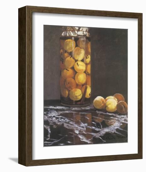 Jar of Peaches-Claude Monet-Framed Premium Giclee Print