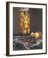 Jar of Peaches-Claude Monet-Framed Premium Giclee Print