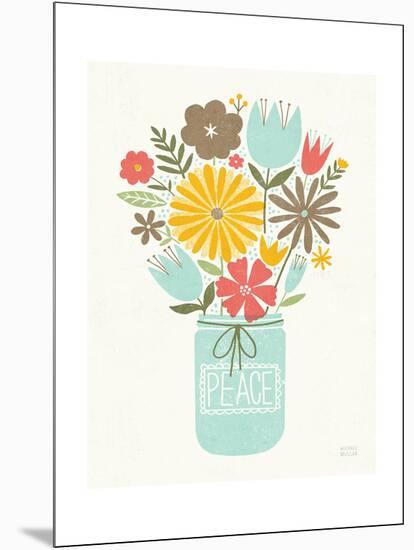 Jar of Sunshine II Coral Peace-Michael Mullan-Mounted Art Print