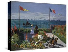 Jardin a Sainte-Adresse, 1866/1867-Claude Monet-Stretched Canvas
