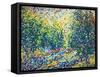 Jardin Cosmique-Santina Semadar Panetta-Framed Stretched Canvas