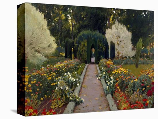 Jardín De Aranjuez. Glorieta Ii-Santiago Rusiñol-Stretched Canvas