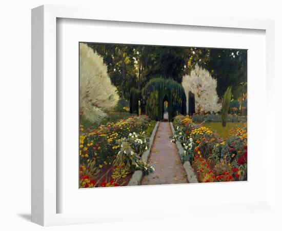 Jardín De Aranjuez. Glorieta Ii-Santiago Rusiñol-Framed Giclee Print