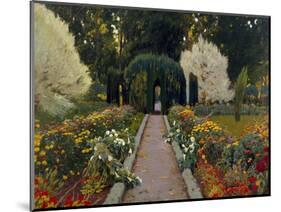 Jardín De Aranjuez. Glorieta Ii-Santiago Rusiñol-Mounted Giclee Print