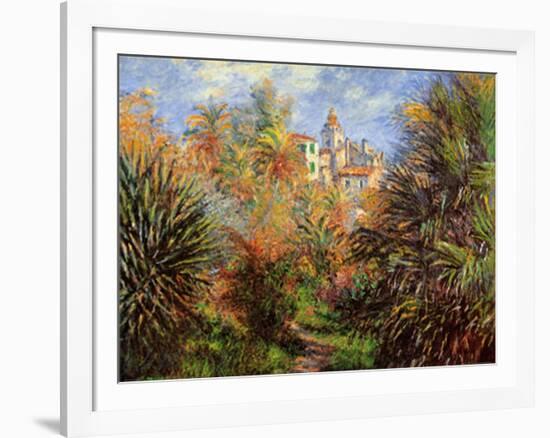 Jardin de Bordighera-Claude Monet-Framed Art Print