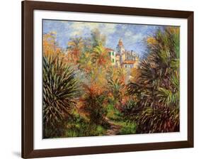 Jardin de Bordighera-Claude Monet-Framed Art Print