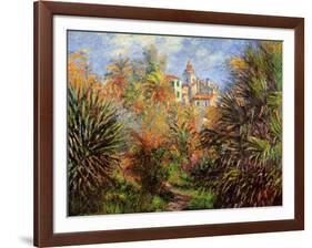 Jardin de Bordighera-Claude Monet-Framed Art Print