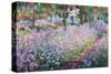 Jardin de Monet-Claude Monet-Stretched Canvas