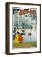 Jardin De Paris, Water Coaster also known as Niagara Falls-Georges Henri Jean Isidore Meunier-Framed Giclee Print