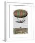 Jardin De Tuileries Hot Air Balloon-Fab Funky-Framed Art Print