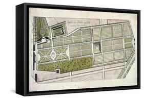 Jardin des Plantes-Charles De Wailly-Framed Stretched Canvas