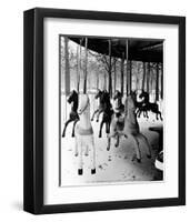 Jardin des Tuileries 1950-Izis-Framed Art Print