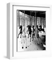 Jardin des Tuileries 1950-Izis-Framed Art Print