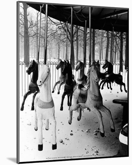 Jardin des Tuileries 1950-Izis-Mounted Art Print
