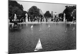 Jardin des Tuileries, Paris 1950s-Jules Dortes-Mounted Giclee Print