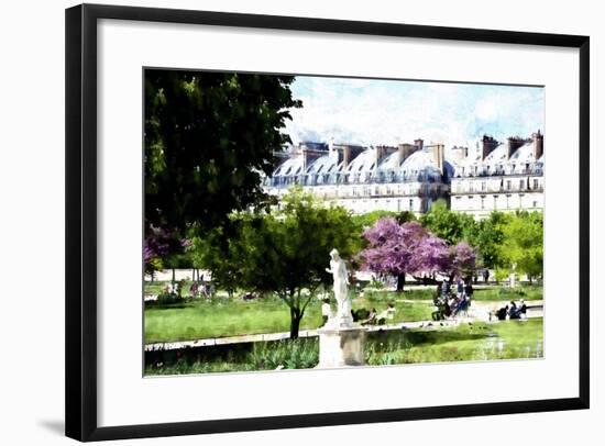 Jardin des Tuileries Paris-Philippe Hugonnard-Framed Giclee Print