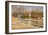 Jardin Du Luxembourg, 1883-Fritz Thaulow-Framed Giclee Print