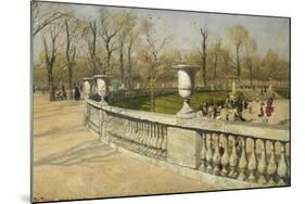 Jardin Du Luxembourg, 1883-Fritz Thaulow-Mounted Giclee Print