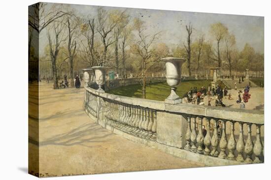 Jardin Du Luxembourg, 1883-Fritz Thaulow-Stretched Canvas