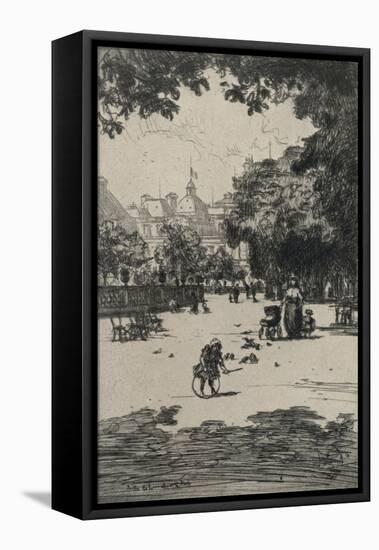 Jardin Du Luxembourg, 1915-Frank Milton Armington-Framed Stretched Canvas