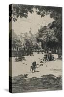 Jardin Du Luxembourg, 1915-Frank Milton Armington-Stretched Canvas