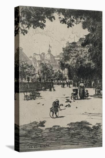 Jardin Du Luxembourg, 1915-Frank Milton Armington-Stretched Canvas