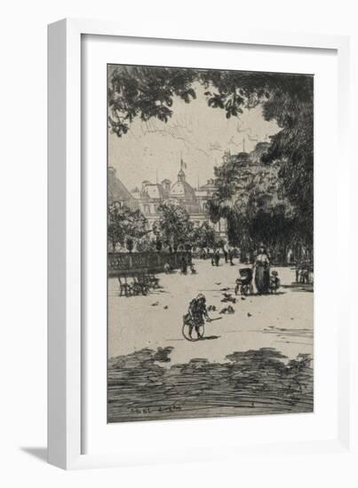 Jardin Du Luxembourg, 1915-Frank Milton Armington-Framed Giclee Print