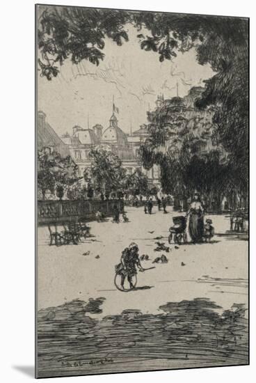 Jardin Du Luxembourg, 1915-Frank Milton Armington-Mounted Giclee Print