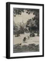 Jardin Du Luxembourg, 1915-Frank Milton Armington-Framed Premium Giclee Print