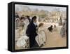 Jardin du Luxembourg (The Luxembourg Gardens), Paris. 1887-Albert Edelfelt-Framed Stretched Canvas