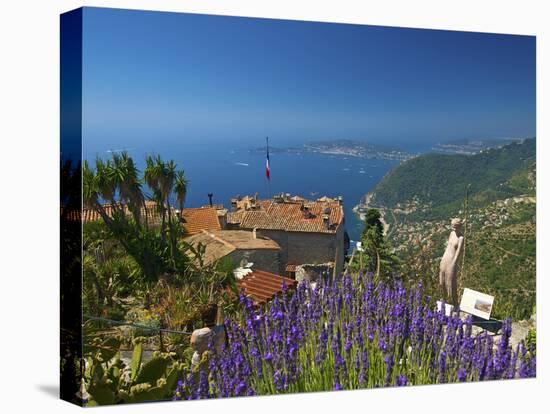 Jardin Exotique in Eze, Cote D´Azur, Alpes-Maritimes, Provence-Alpes-Cote D'Azur, France-Katja Kreder-Stretched Canvas