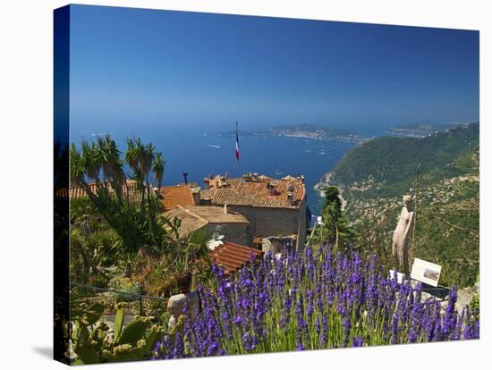 Jardin Exotique in Eze, Cote D´Azur, Alpes-Maritimes, Provence-Alpes-Cote D'Azur, France-Katja Kreder-Stretched Canvas