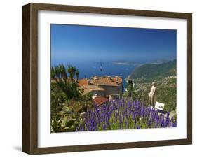 Jardin Exotique in Eze, Cote D´Azur, Alpes-Maritimes, Provence-Alpes-Cote D'Azur, France-Katja Kreder-Framed Photographic Print