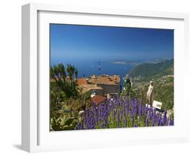 Jardin Exotique in Eze, Cote D´Azur, Alpes-Maritimes, Provence-Alpes-Cote D'Azur, France-Katja Kreder-Framed Photographic Print