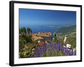 Jardin Exotique in Eze, Cote D´Azur, Alpes-Maritimes, Provence-Alpes-Cote D'Azur, France-Katja Kreder-Framed Photographic Print
