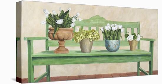 Jardin Francais-Remy Dellal-Stretched Canvas