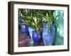 Jardin Majorelle and Museum of Islamic Art, Villa Pottery, Marrakech, Morocco-Walter Bibikow-Framed Photographic Print