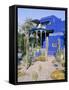Jardin Majorelle, Marrakech (Marrakesh), Morocco, North Africa, Africa-Bruno Morandi-Framed Stretched Canvas