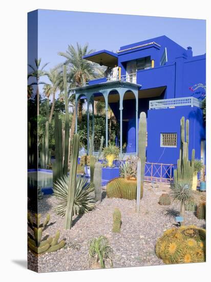 Jardin Majorelle, Marrakech (Marrakesh), Morocco, North Africa, Africa-Bruno Morandi-Stretched Canvas