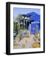 Jardin Majorelle, Marrakech (Marrakesh), Morocco, North Africa, Africa-Bruno Morandi-Framed Photographic Print